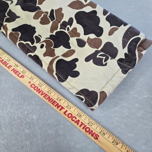 Vtg Walls Blizzard Pruf Camo Insulated Snap Closure Leg Zip Hunting Pants 30x27 - Picture 14 of 16